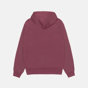 STUSSY GEAR HOODIE OXBLOOD