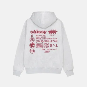 STUSSY DNA ZIP HOODIE