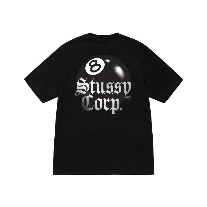 Stussy 8 Ball Corp T-Shirt Black