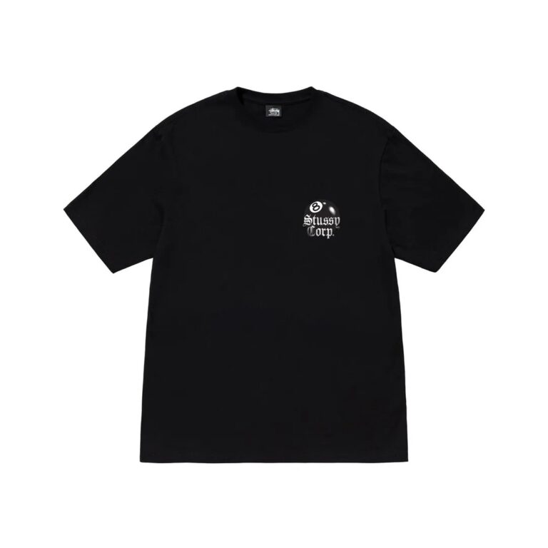 Stussy 8 Ball Corp T-Shirt Black