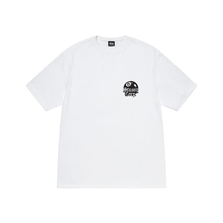 Stussy 8 Ball Corp T-Shirt White