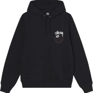 Stussy 8 Ball Hoodie Black