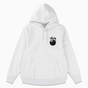 Stussy 8 Ball Hoodie Gray