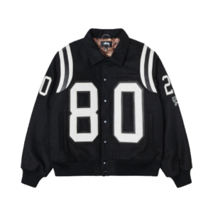 STUSSY 80 WOOL VARSITY JACKET