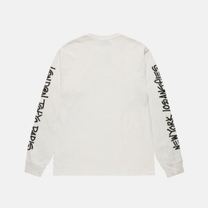 STUSSY BIG CITIES LS TEE PIGMENT DYED