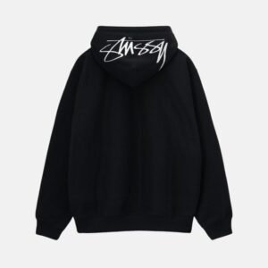 Stussy Black Applique Hoodie