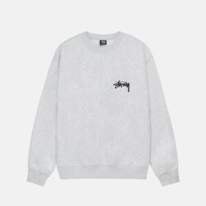 STUSSY CLASSIC DOT CREW – White