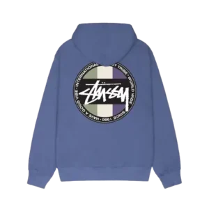 Stussy Blue Zip Up Hoodie