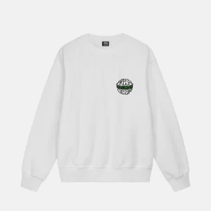 STUSSY FRESH GEAR WHITE CREW