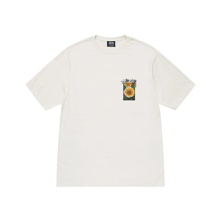 Stussy Flowers Grid White T-Shirt