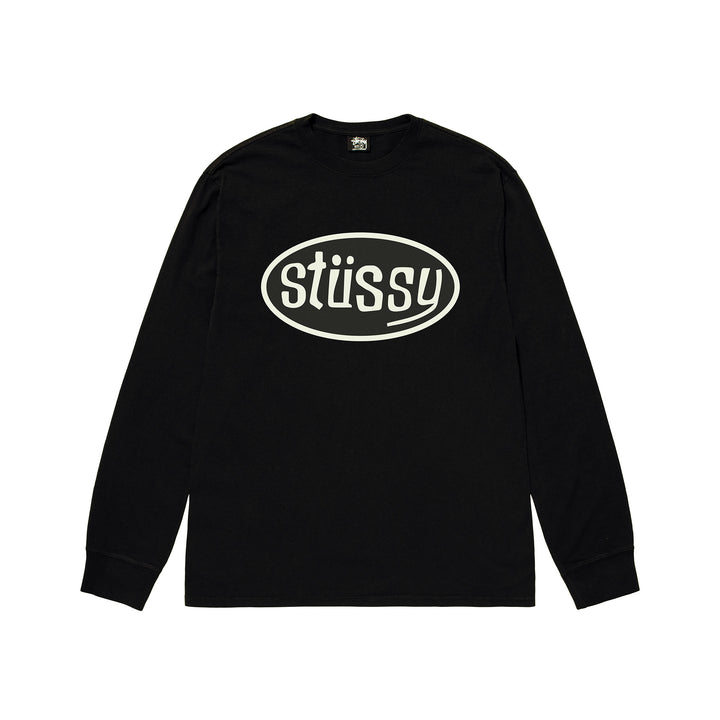 STUSSY PITSTOP LS TEE-BLACK