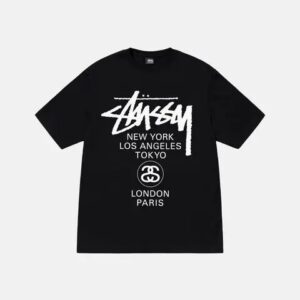 Stussy World Tour T-Shirt Black