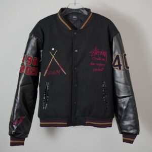 Stussy x Denim Tears x 40 Anniversary Varsity Jacket